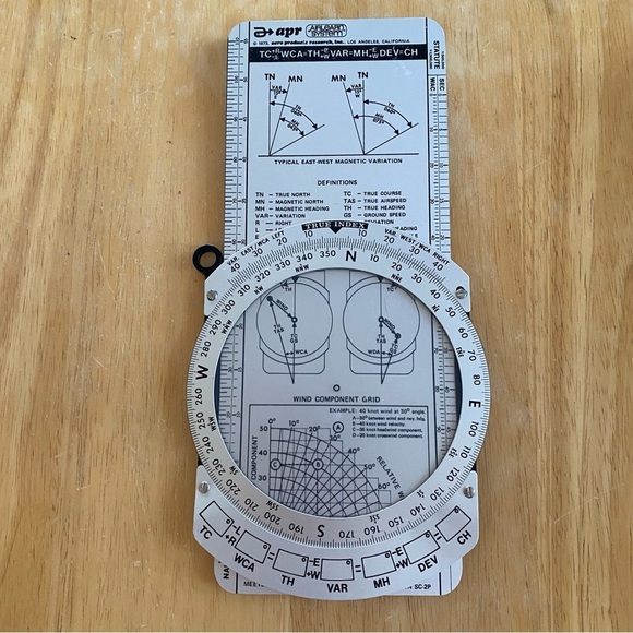Vintage 1973 APR Aero Products Research Air Learn System Flight E6-b9 Computer - Picture 12 of 12